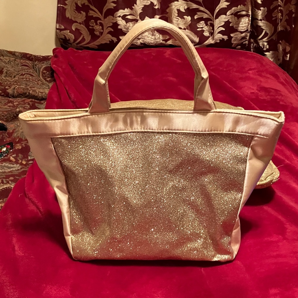 Elegant Gold Glitter Tote Bag